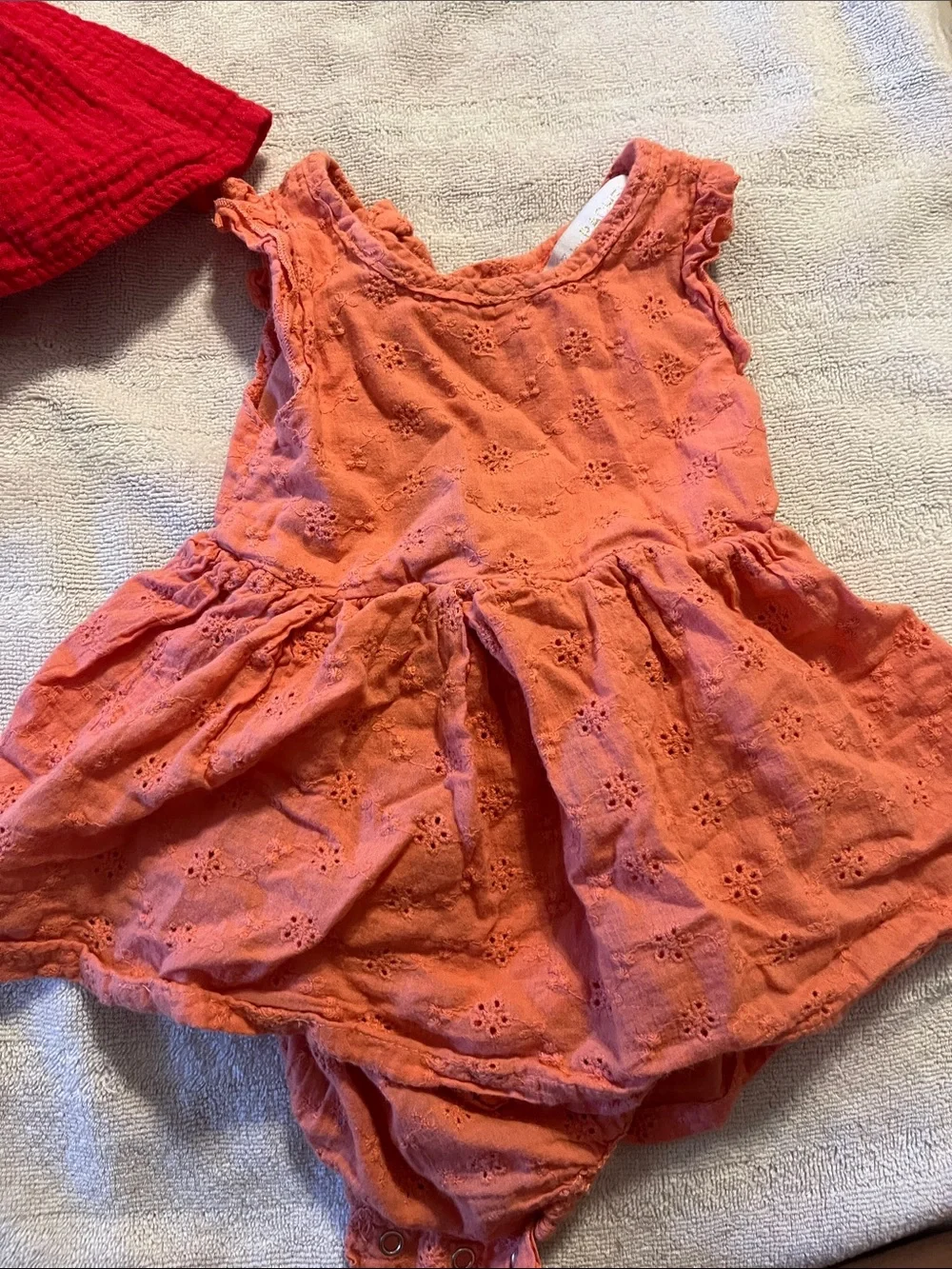 Cat & Jack Pink, Coral and Red Floral & Textured Tank Top Mix for Kids